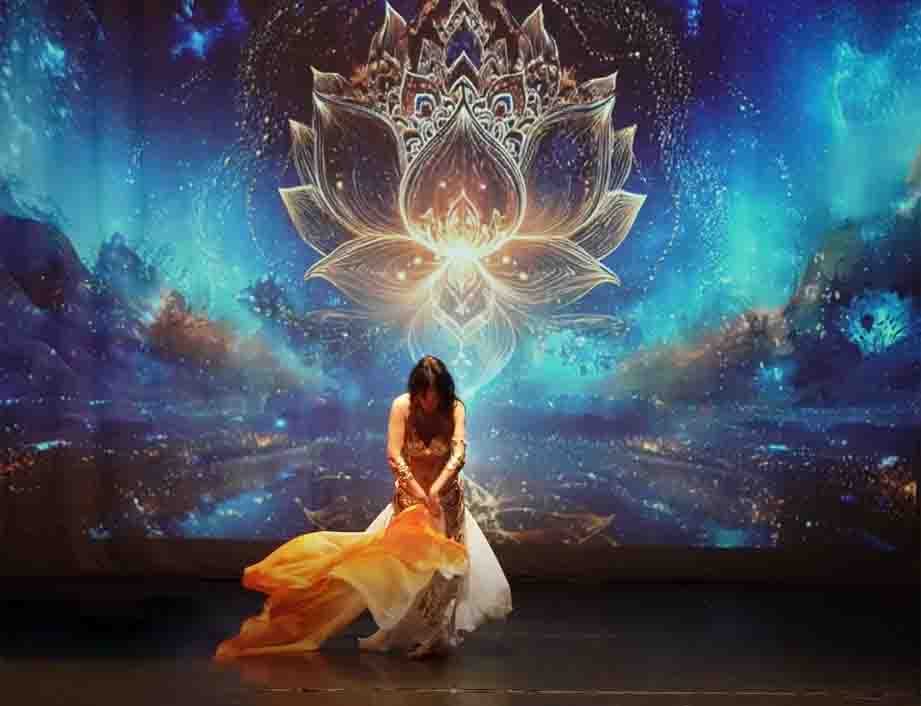 La flor de loto y los chakras · Escuela de Danza Oriental Ishtar